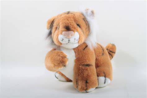 Large Chunky Tiger Plush Toy Vintage Stuffed Animal Cute Wild - Etsy