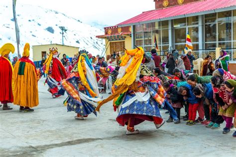 Spiti, Himachal Pradesh, India - March 24, 2019 : Traditional Mask ...