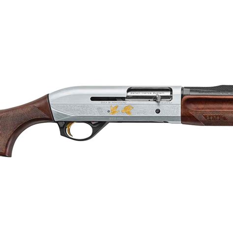 Benelli Montefeltro Silver Featherweight Walnut/Black 20 Gauge 3in Semi Automatic Shotgun - 24in ...