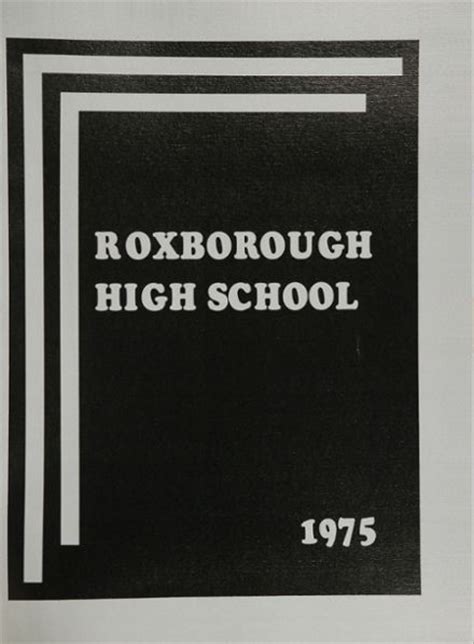 Explore 1975 Roxborough High School Yearbook, Philadelphia PA - Classmates