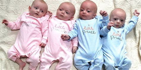 Quadruplet Babies Born From Four Separate Eggs - Miracle Baby And Pregnancy Stories