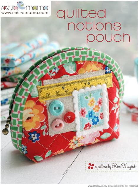 Zipper Pouch PDF Sewing Pattern in Two Sizes - Etsy