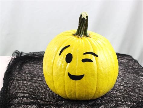 No Carve Emoji Pumpkins to make for Halloween. | Pumpkin carving ...