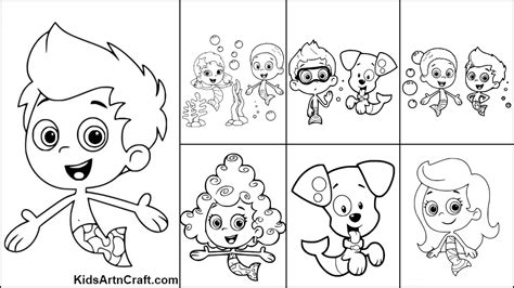 Free Printable Bubble Guppies Coloring Pages