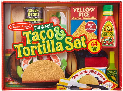 Melissa & Doug Fill & Fold Taco & Tortilla Set - Melissa & Doug