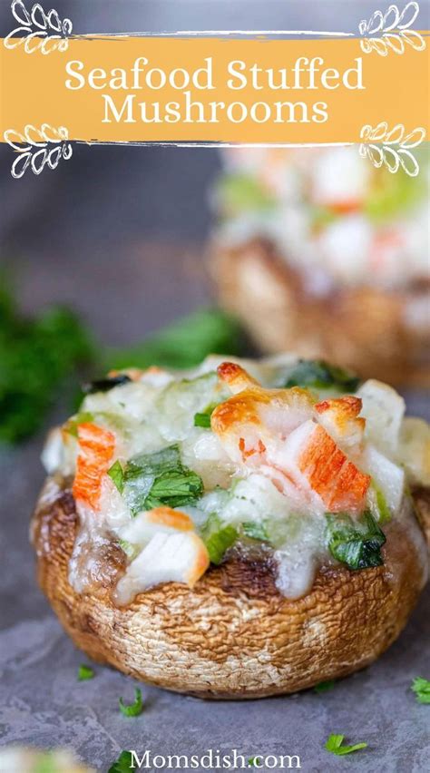 Seafood Stuffed Mushrooms Recipe