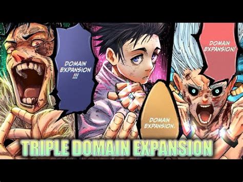 The First Triple Domain Expansion Explained / Jujutsu Kaisen Chapter ...