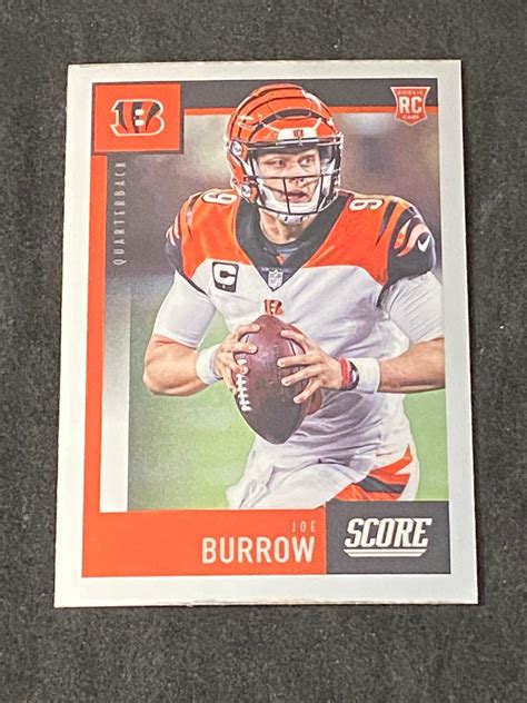 Lot - 2020 Score RC Joe Burrow Rookie