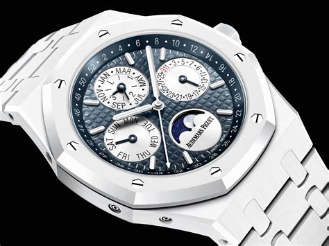 Introducing the Audemars Piguet Royal Oak Perpetual Calendar White Ceramic | SJX Watches