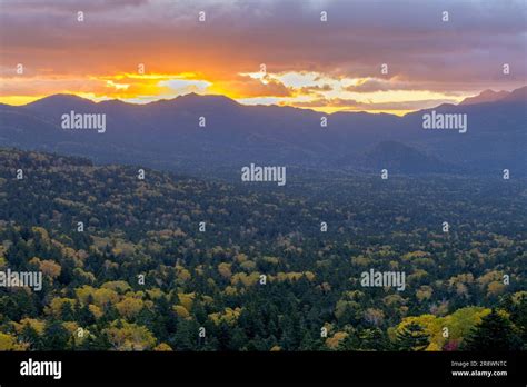 Mikuni Pass in Autumn Stock Photo - Alamy