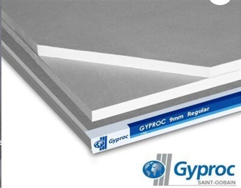 White Gyproc Saint Gobain Gypsum Board, For False Ceiling, Rs 350 ...