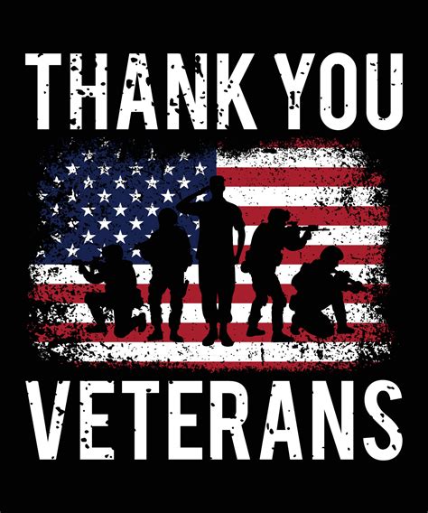 THANK YOU VETERANS 24114029 Vector Art at Vecteezy