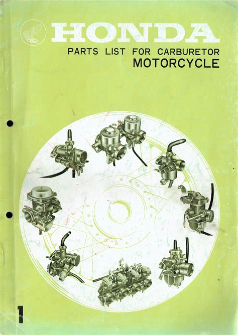 Honda Motorcycle Parts Catalog Pdf - Motorcycle for Life