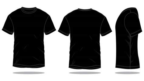 Black T Shirt Template Front And Back