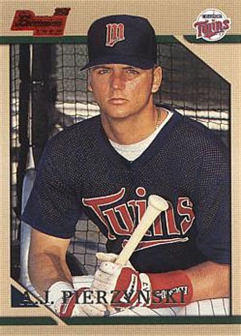 A.J. Pierzynski Baseball Rookie Card