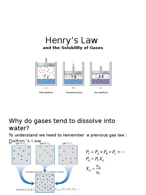 Henry’s Law | Gases | Solution | Free 30-day Trial | Scribd