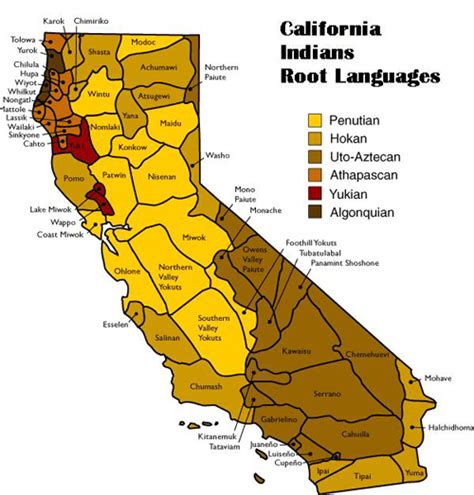 California Indian Tribal Language Families | NCIDC