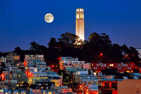 Coit Tower at night : r/sanfrancisco