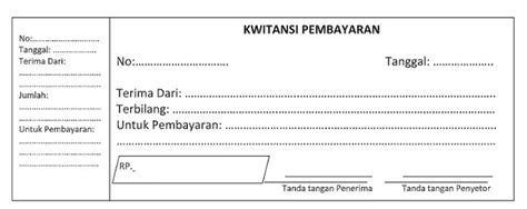 Kwitansi Kosong Yang Bisa Di Edit - Bel Sekolah