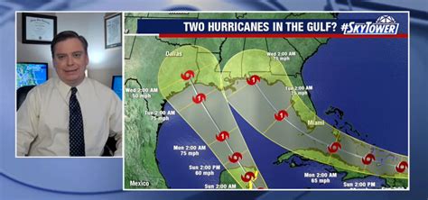 Two Tropical Storms Head Towards The Gulf of Mexico