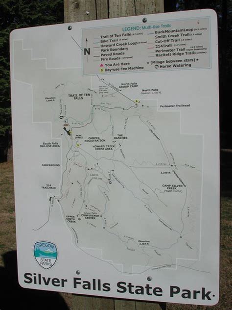 Silver Falls trail map | Flickr - Photo Sharing!