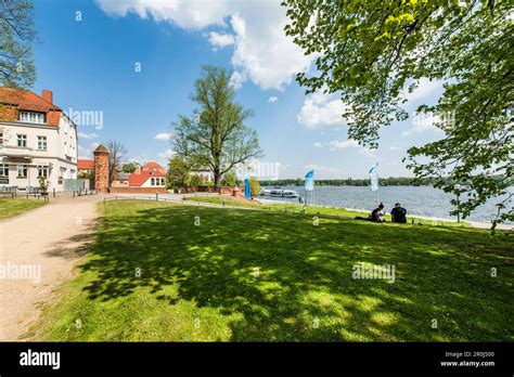 Lake promenade of Neuruppin, Brandenburg, Germany Stock Photo - Alamy