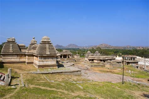 Group of Temples, Hemakuta Hill, Hampi, Karnataka, India Stock Image - Image of india, history ...