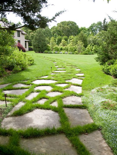 Natural Stone Walkway Home Design Ideas, Pictures, Remodel and Decor