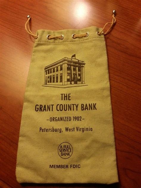 Vintage canvas bank money bag | Money bag, Bank bag, Vintage canvas