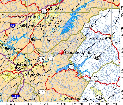 Stony Creek, Tennessee (TN 37643) profile: population, maps, real estate, averages, homes ...