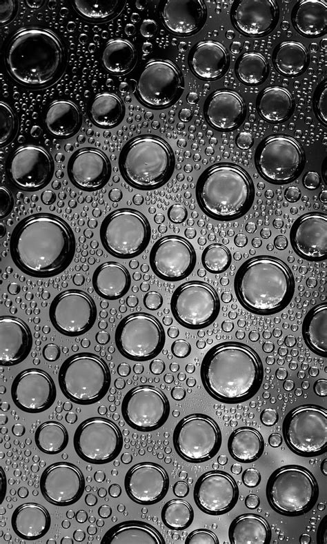 Abstract Water, background, black abstract, water drops, HD phone ...