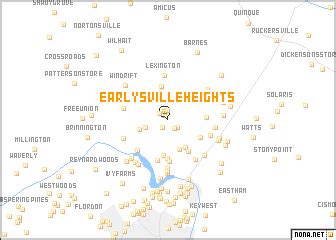 Earlysville Heights (United States - USA) map - nona.net