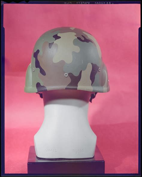 Kevlar helmet, back - Digital Commonwealth