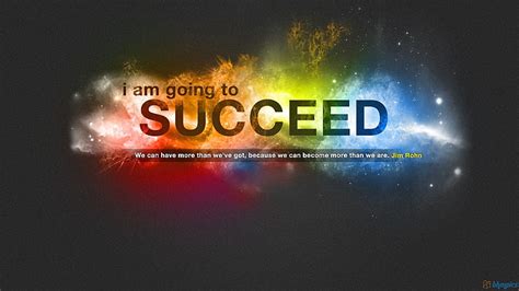 HD wallpaper: I Am Going to Succeed illustration, quote, colorful, motivational | Wallpaper Flare