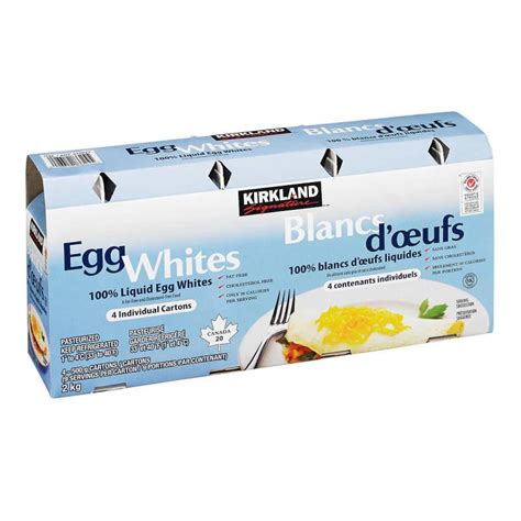 Kirkland Signature Egg Whites, 4 x 500 g - Deliver-Grocery Online (DG), 9354-2793 Québec Inc.