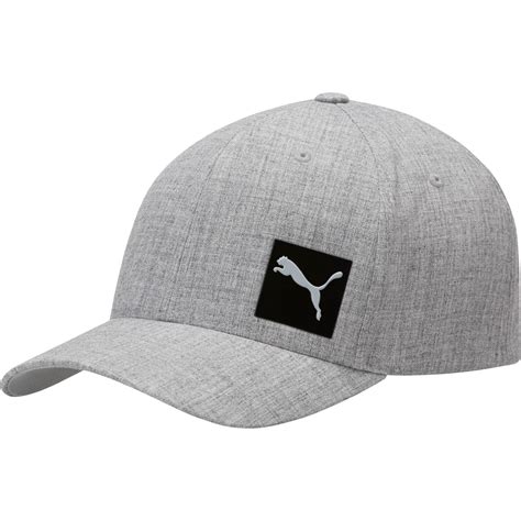 PUMA Decimal Flexfit Cap in Gray for Men - Lyst