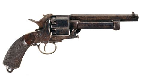 Exceptional and Rare Confederate Inspected Civil War LeMat Two-Barrel Revolver