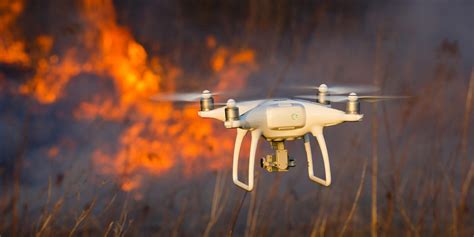 Firefighters forced to stop fighting fire due to a rogue drone