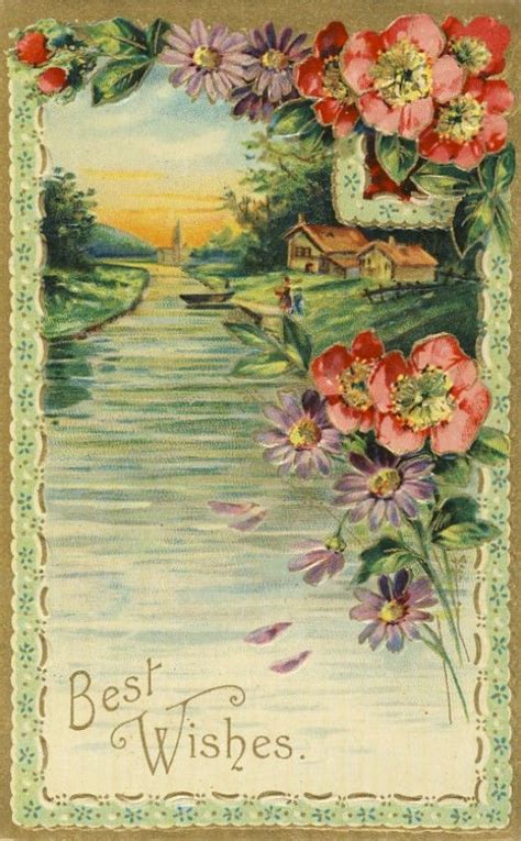 251 best images about Vintage postcards on Pinterest | Pansies, Bluebirds and Vintage christmas