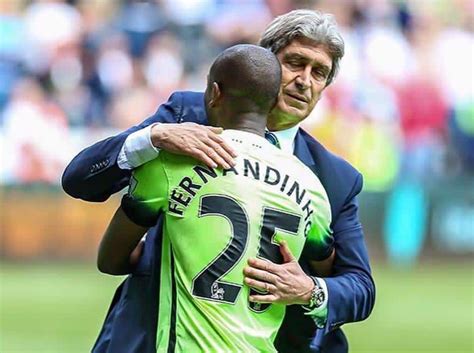 Fernandinho "I would like to express my gratitude to this exemplary man ...