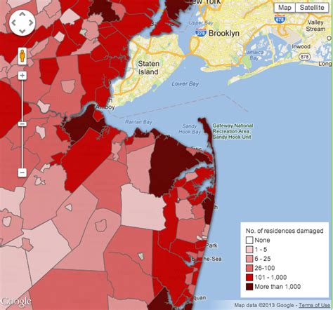 Keenbug: Hurricane Sandy Flooding & Damage Maps of New Jersey