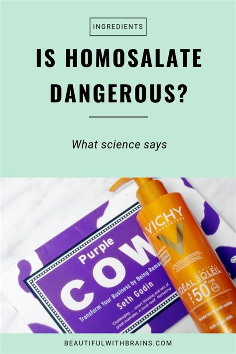 Homosalate: Is It Dangerous? – Beautiful With Brains