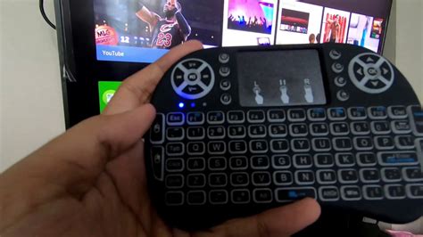 Mini wireless keyboard for Smart TV unboxing and set up - YouTube