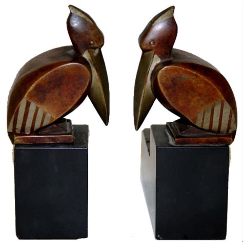 Stylized bird.Art deco bookends Art Nouveau, Louis Comfort Tiffany ...