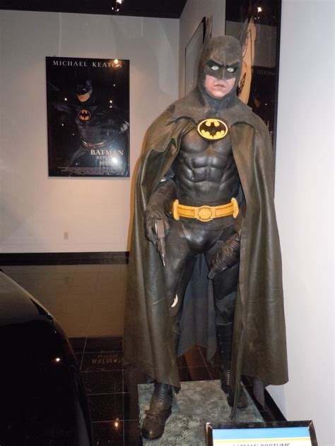 Hollywood Movie Costumes and Props: Michael Keaton's 1989 Batman suit and Batmobile... Original ...