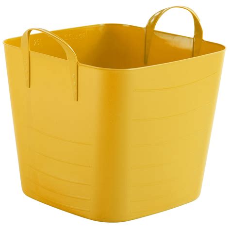 Life Story Tub Basket 10.5 Gallon Plastic Storage Tote Bin with Handles ...