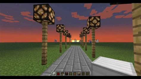 Powered Redstone Lamps Without Blocks - Minecraft Tutorial - YouTube