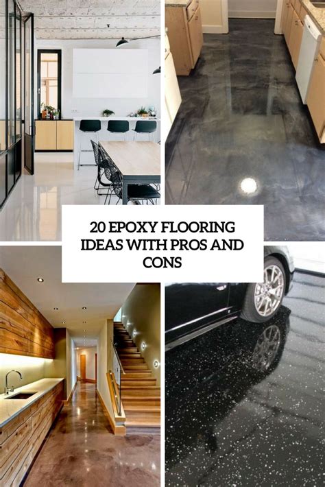 epoxy flooring ideas for pros and cons cover | Epoxy floor, Flooring ...