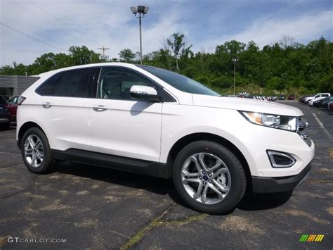 2016 White Platinum Ford Edge Titanium AWD #113687453 | GTCarLot.com - Car Color Galleries