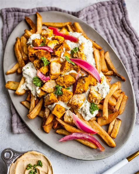 Vegan Loaded Shawarma Fries | Carrots & Flowers